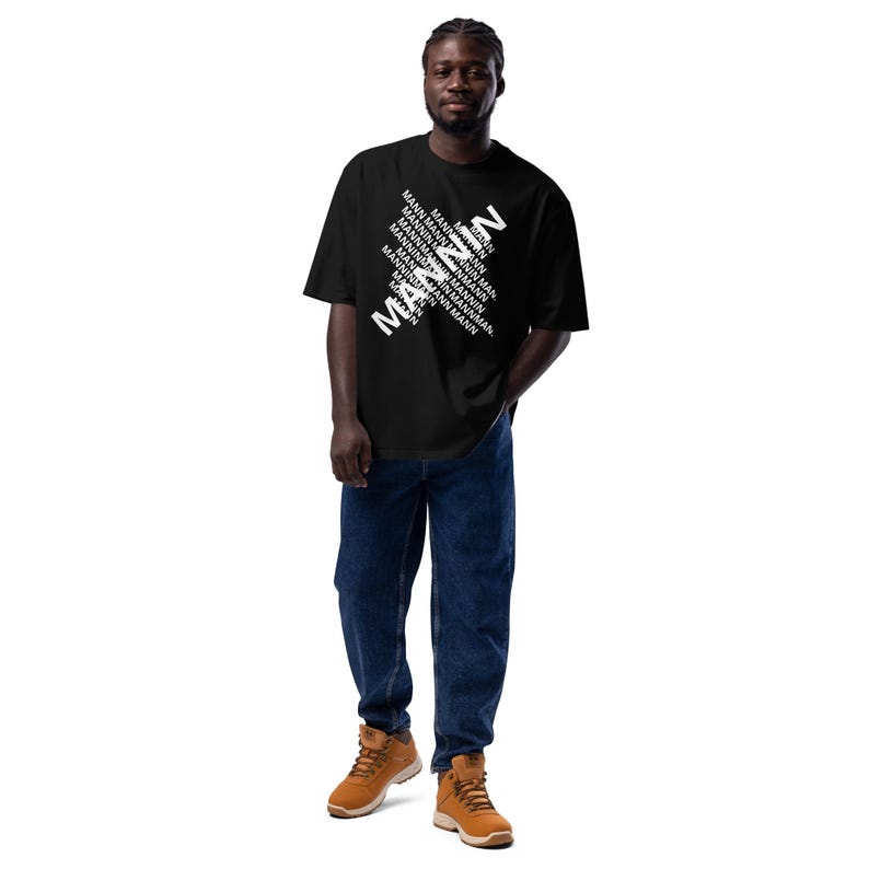 MANNIN MANN Oversized heavyweight t-shirt