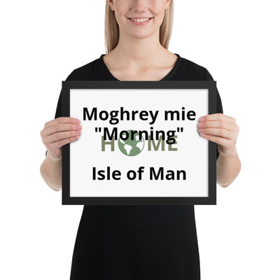 Morning in Manx Framed poster