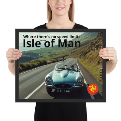 Classic Motoring Framed poster