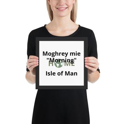 Morning in Manx Framed poster