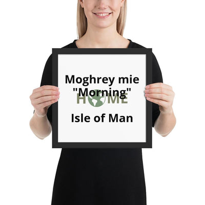 Morning in Manx Framed poster
