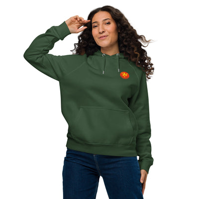 Isle of Man Unisex eco raglan hoodie