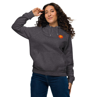 Isle of Man Unisex eco raglan hoodie