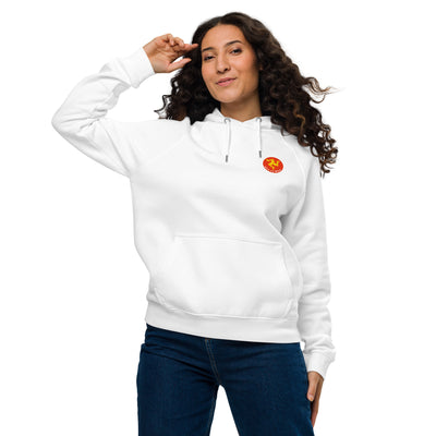 Isle of Man Unisex eco raglan hoodie